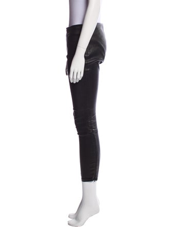 The Row Lamb Leather Skinny Leg Pants