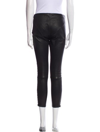 The Row Lamb Leather Skinny Leg Pants