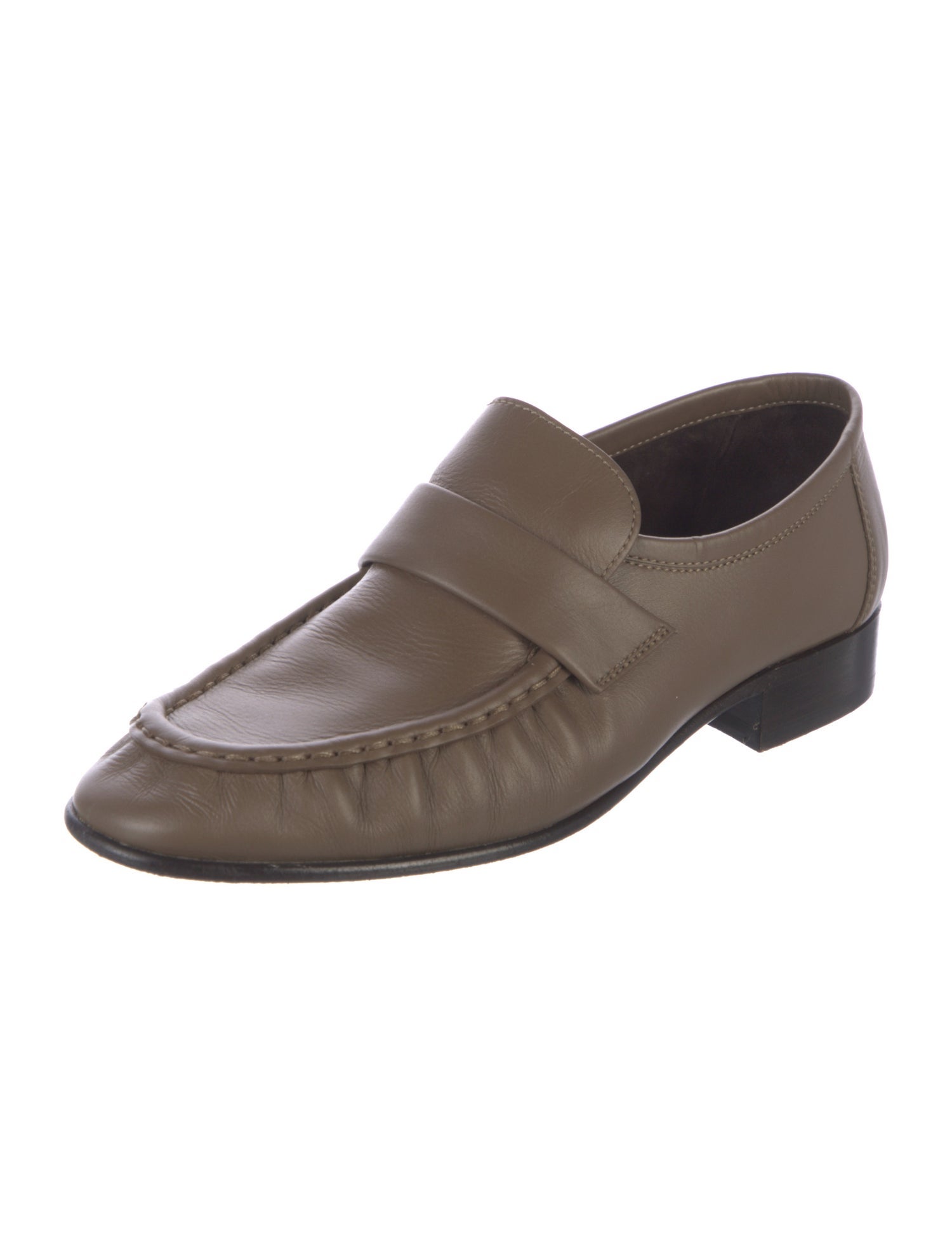 The Row Leather Loafers