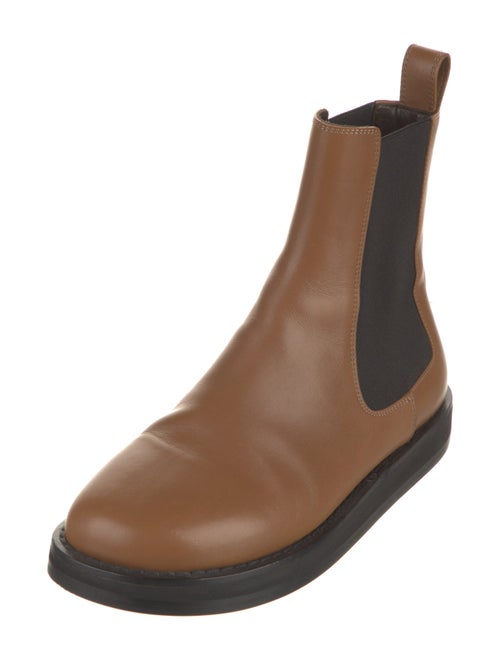 The Row Leather Chelsea Boots