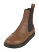 The Row Leather Chelsea Boots