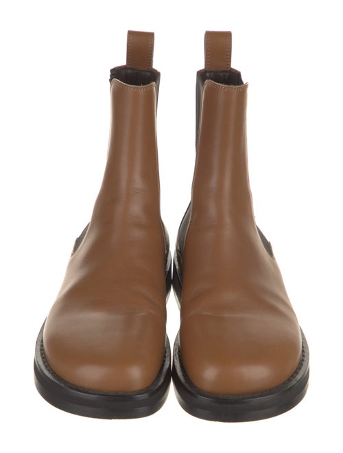 The Row Leather Chelsea Boots
