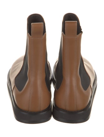 The Row Leather Chelsea Boots