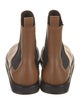 The Row Leather Chelsea Boots