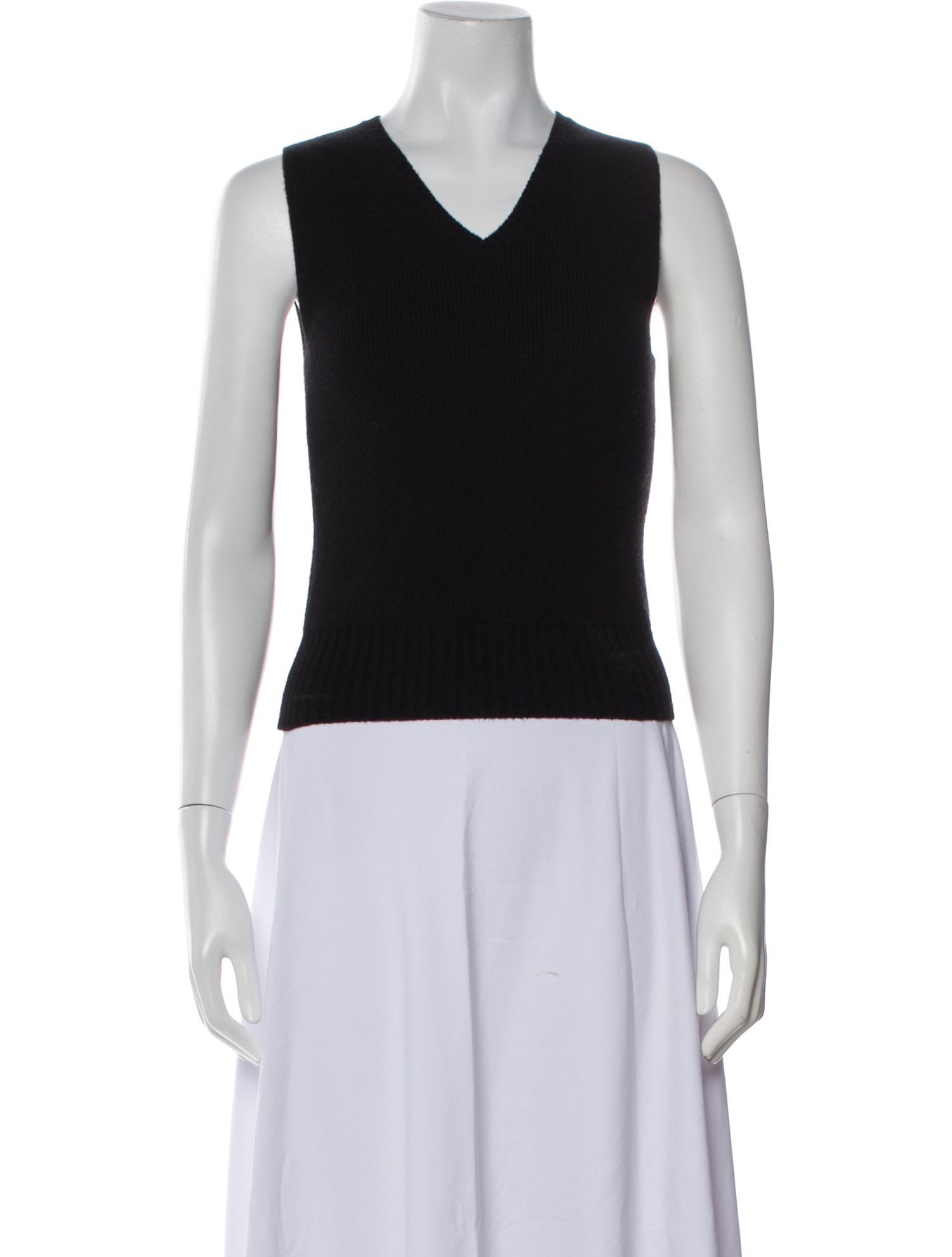 The Row Cashmere V-Neck Sweater