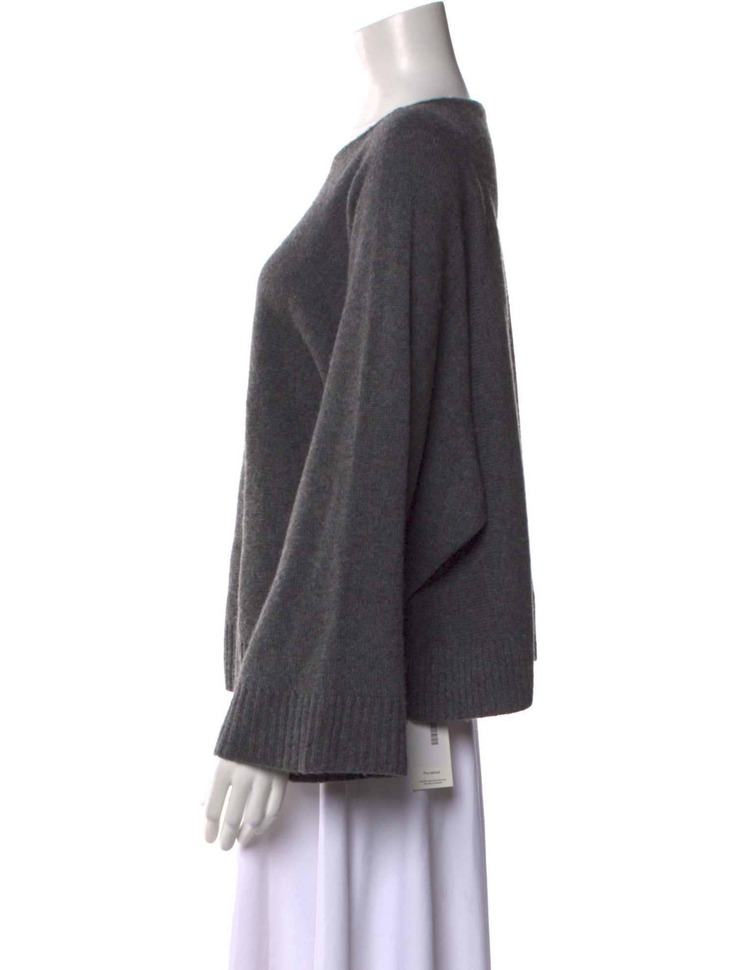 The Row Cashmere Bateau Neckline Sweater