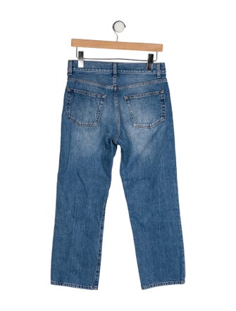 The Row Mid-Rise Straight Leg Jeans