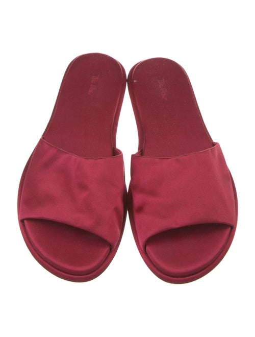 The Row Canal Satin Slides