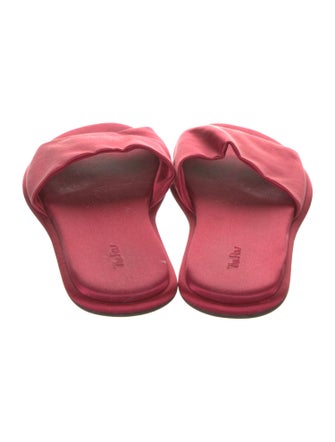 The Row Canal Satin Slides
