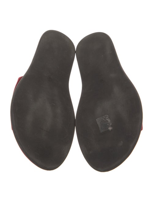 The Row Canal Satin Slides