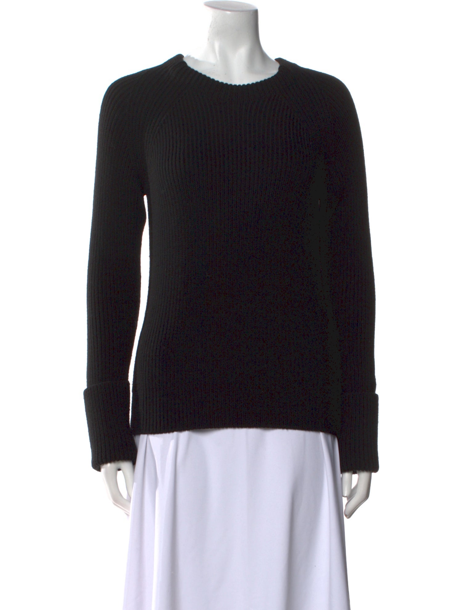 The Row Virgin Wool Crew Neck Sweater