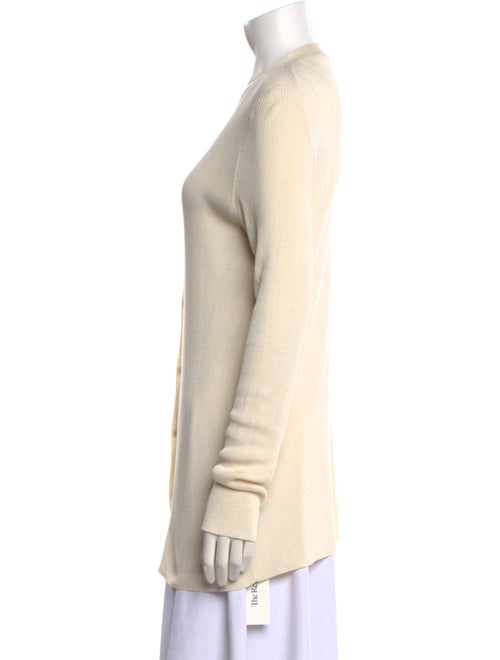 The Row Silk V-Neck Sweater