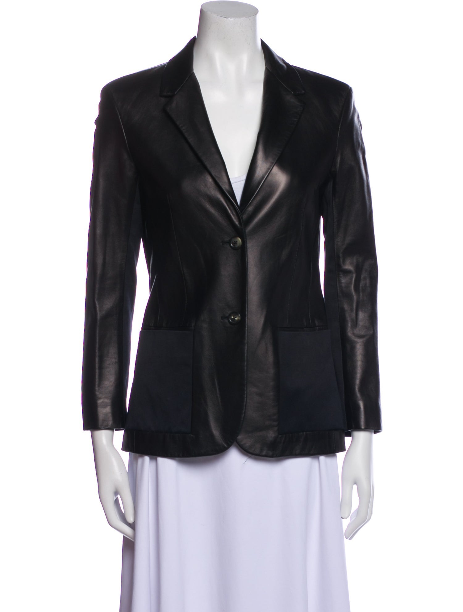 The Row Lambskin Blazer