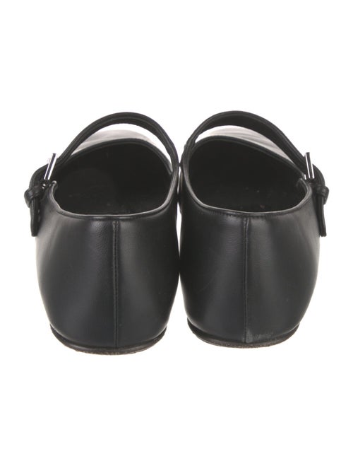 The Row Ava Leather Mary Jane Flats