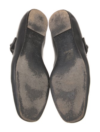 The Row Ava Leather Mary Jane Flats