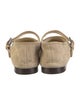 The Row Boheme Suede Mary Jane Flats