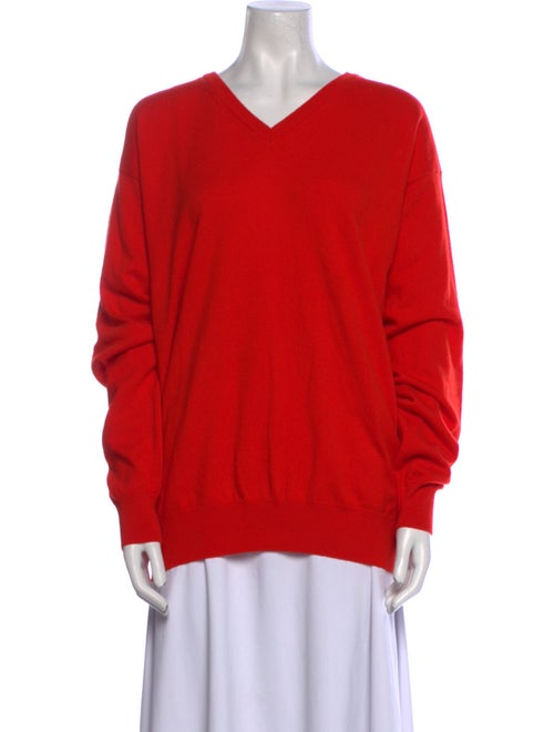 The Row Cashmere V-Neck Sweater