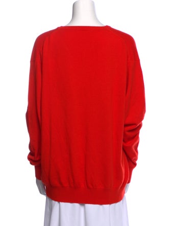 The Row Cashmere V-Neck Sweater