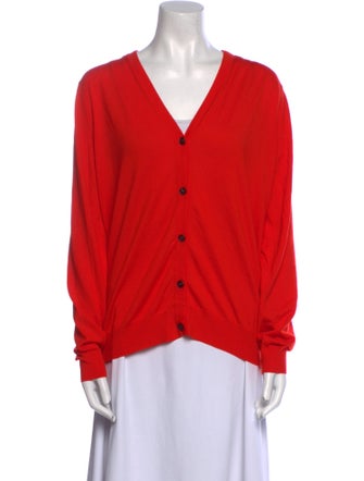 The Row Wool V-Neck Sweater