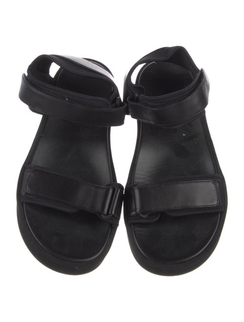 The Row Hook and Loop Leather Sandals