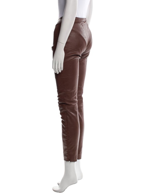 The Row Lambskin Skinny Leg Pants