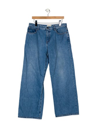 The Row High-Rise Wide Leg Jeans