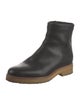 The Row Boris Leather Moto Boots
