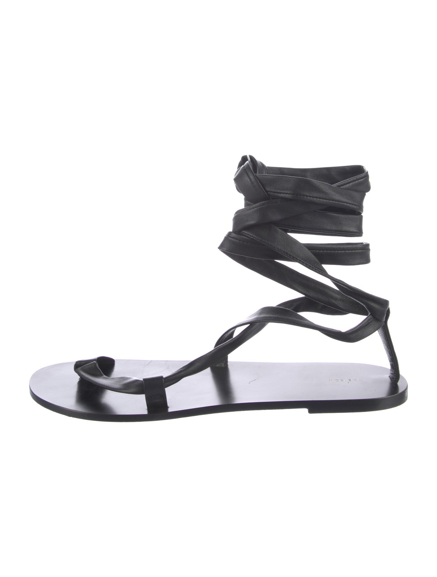 The Row Leather Gladiator Sandals