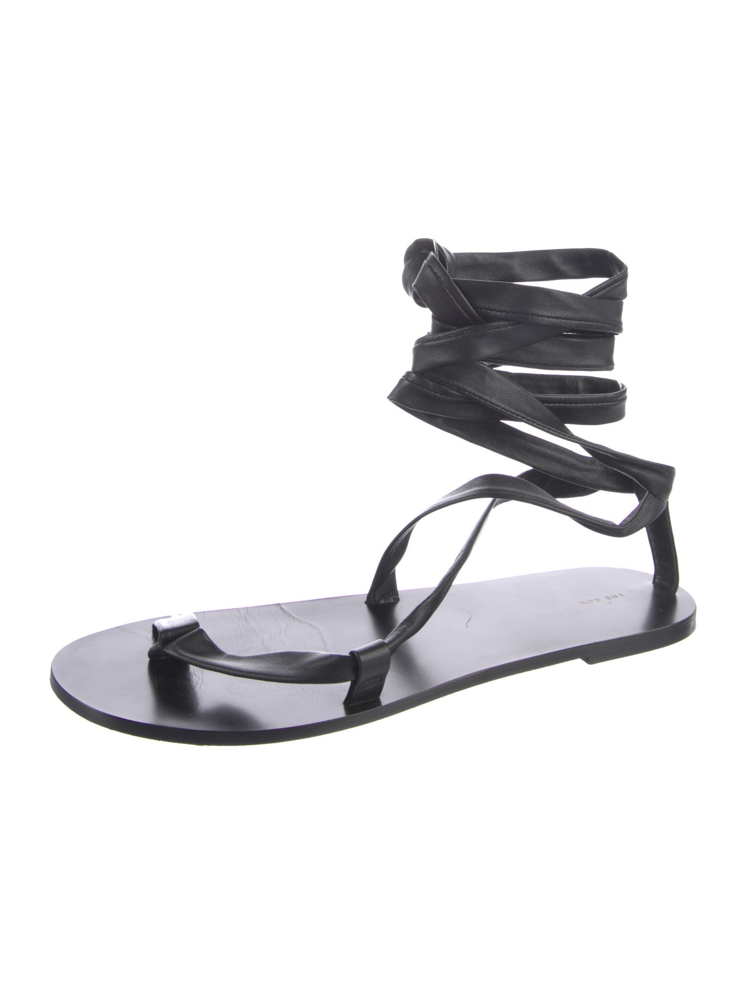 The Row Leather Gladiator Sandals