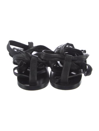 The Row Leather Gladiator Sandals