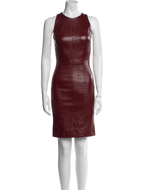 The Row Lambskin Knee-Length Dress