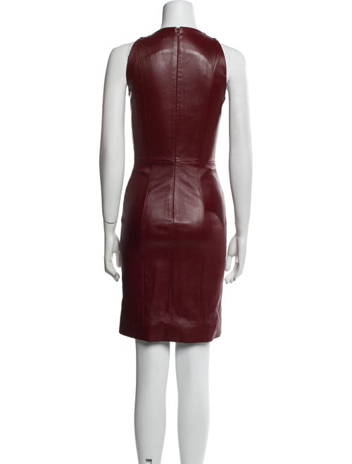 The Row Lambskin Knee-Length Dress