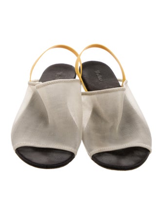 The Row Slingback Mesh Slingback Sandals