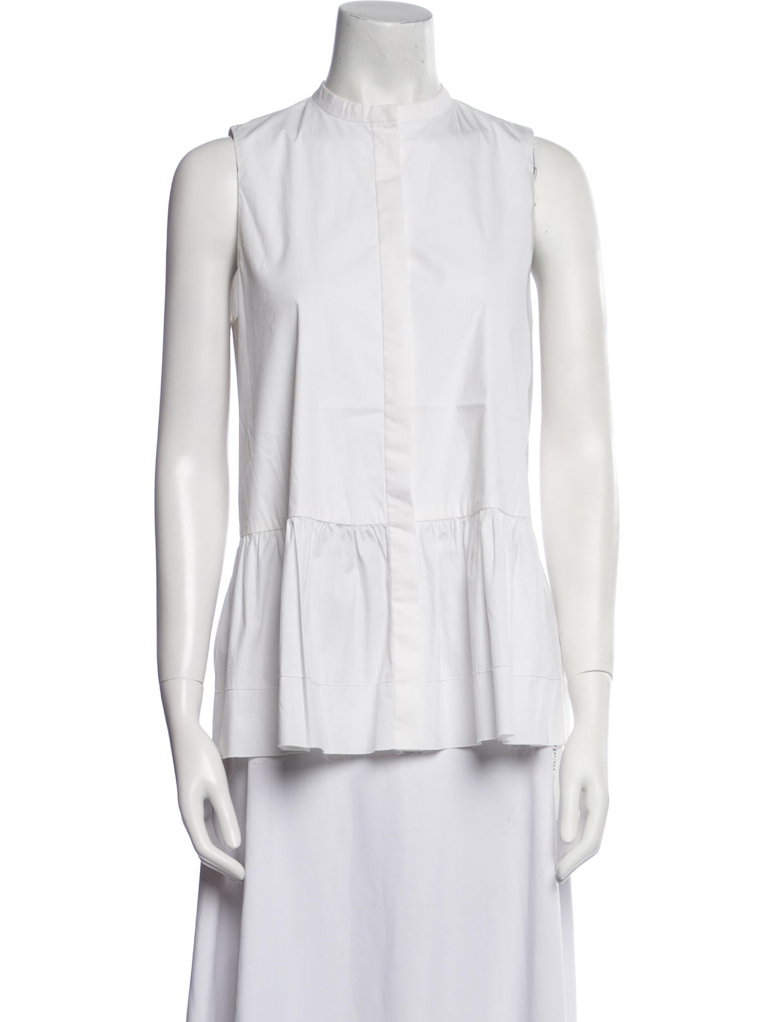 The Row Crew Neck Sleeveless Top