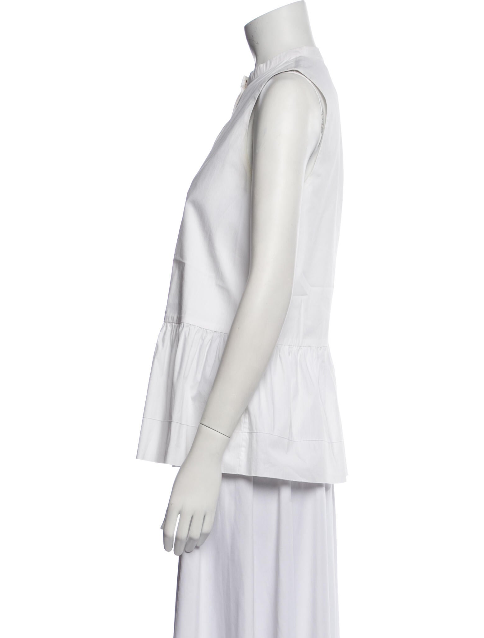 The Row Crew Neck Sleeveless Top