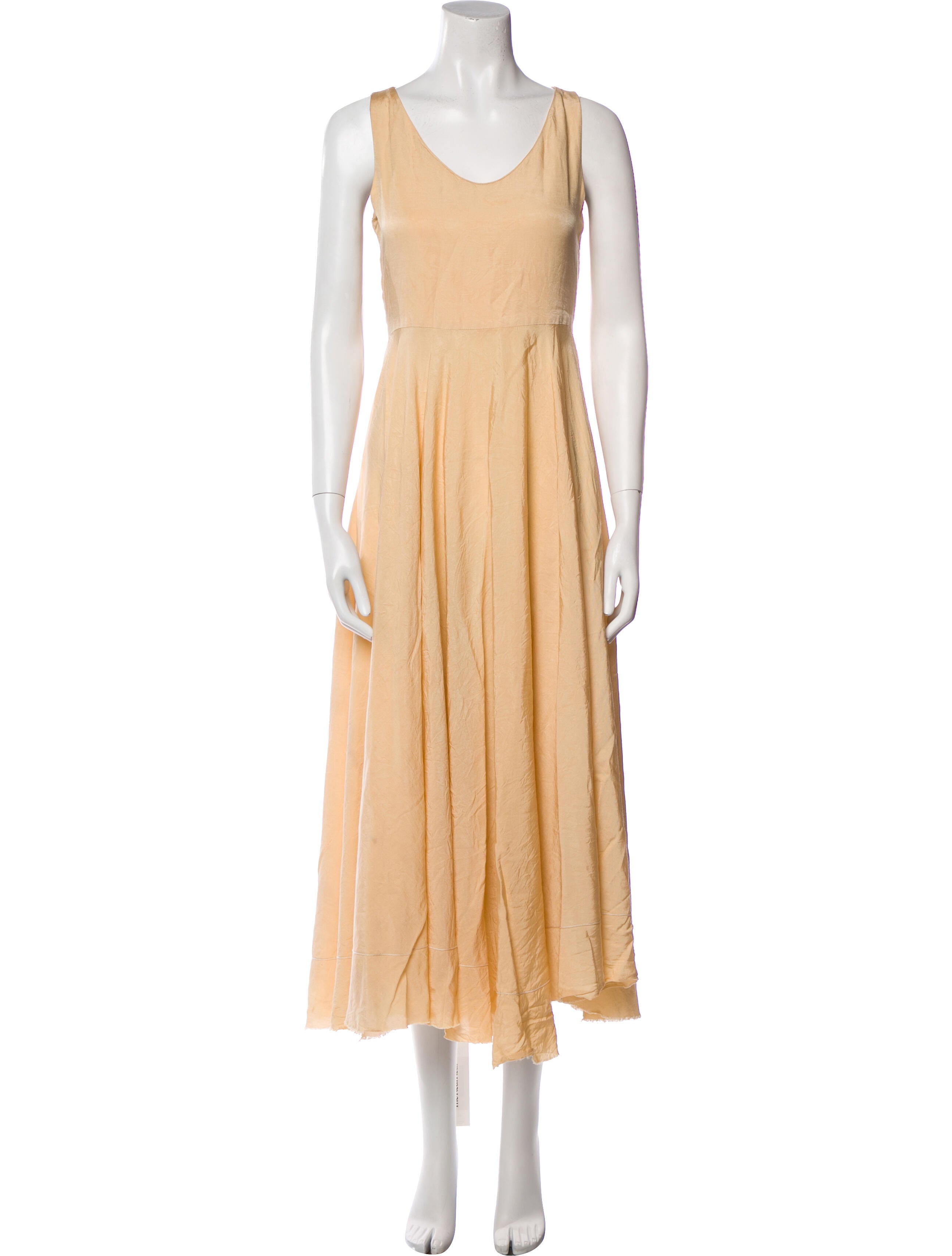 The Row Scoop Neck Long Dress