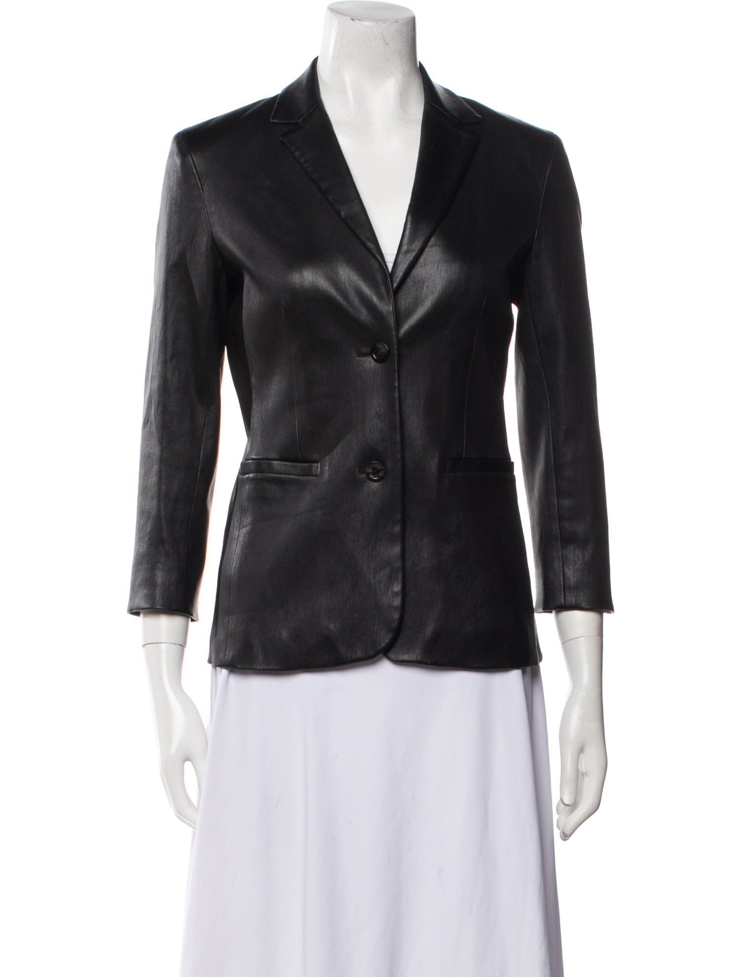 The Row Lambskin Blazer