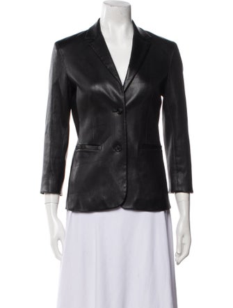 The Row Lambskin Blazer
