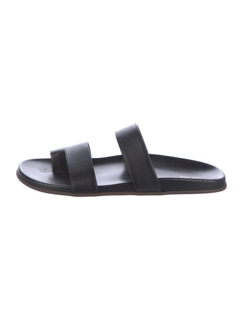 The Row Hugh Sandal Leather Slides