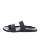 The Row Hugh Sandal Leather Slides