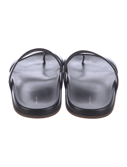 The Row Hugh Sandal Leather Slides