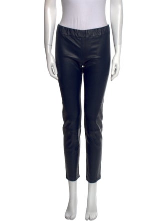 The Row Leather Skinny Leg Pants