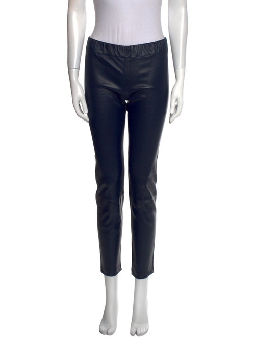 The Row Leather Skinny Leg Pants