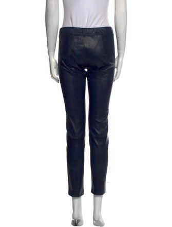 The Row Leather Skinny Leg Pants