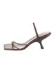 The Row Leather Slingback Sandals