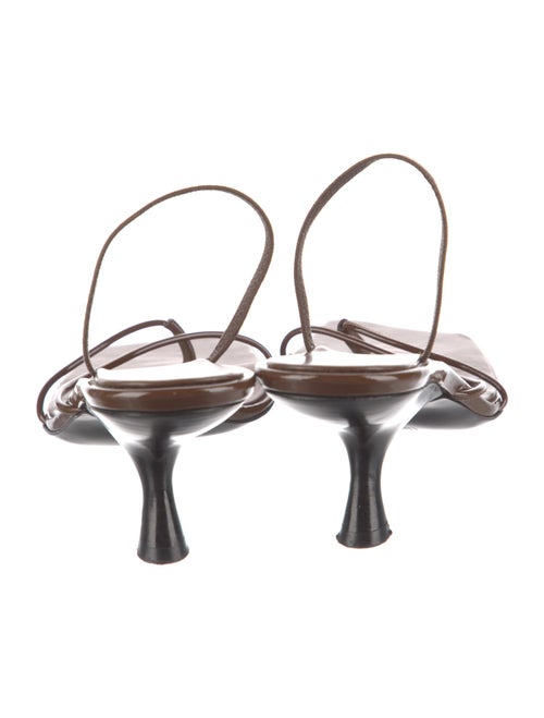 The Row Leather Slingback Sandals