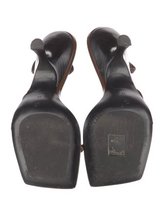 The Row Leather Slingback Sandals