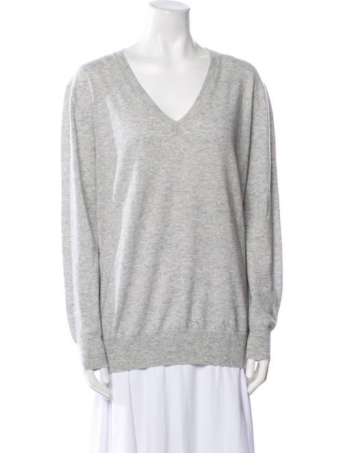 The Row V-Neck Cashmere Sweater