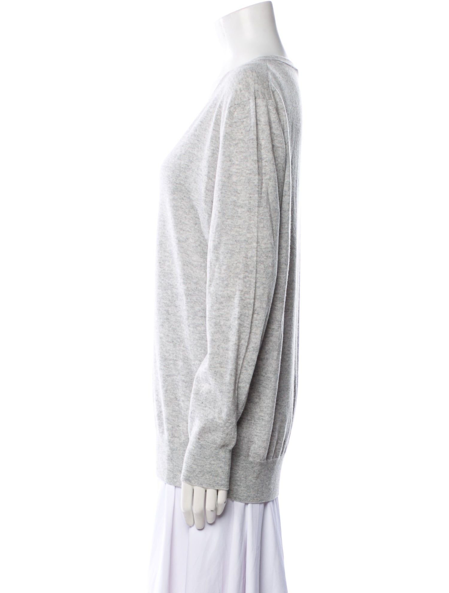 The Row V-Neck Cashmere Sweater