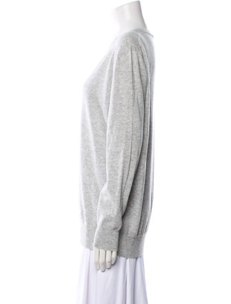 The Row V-Neck Cashmere Sweater